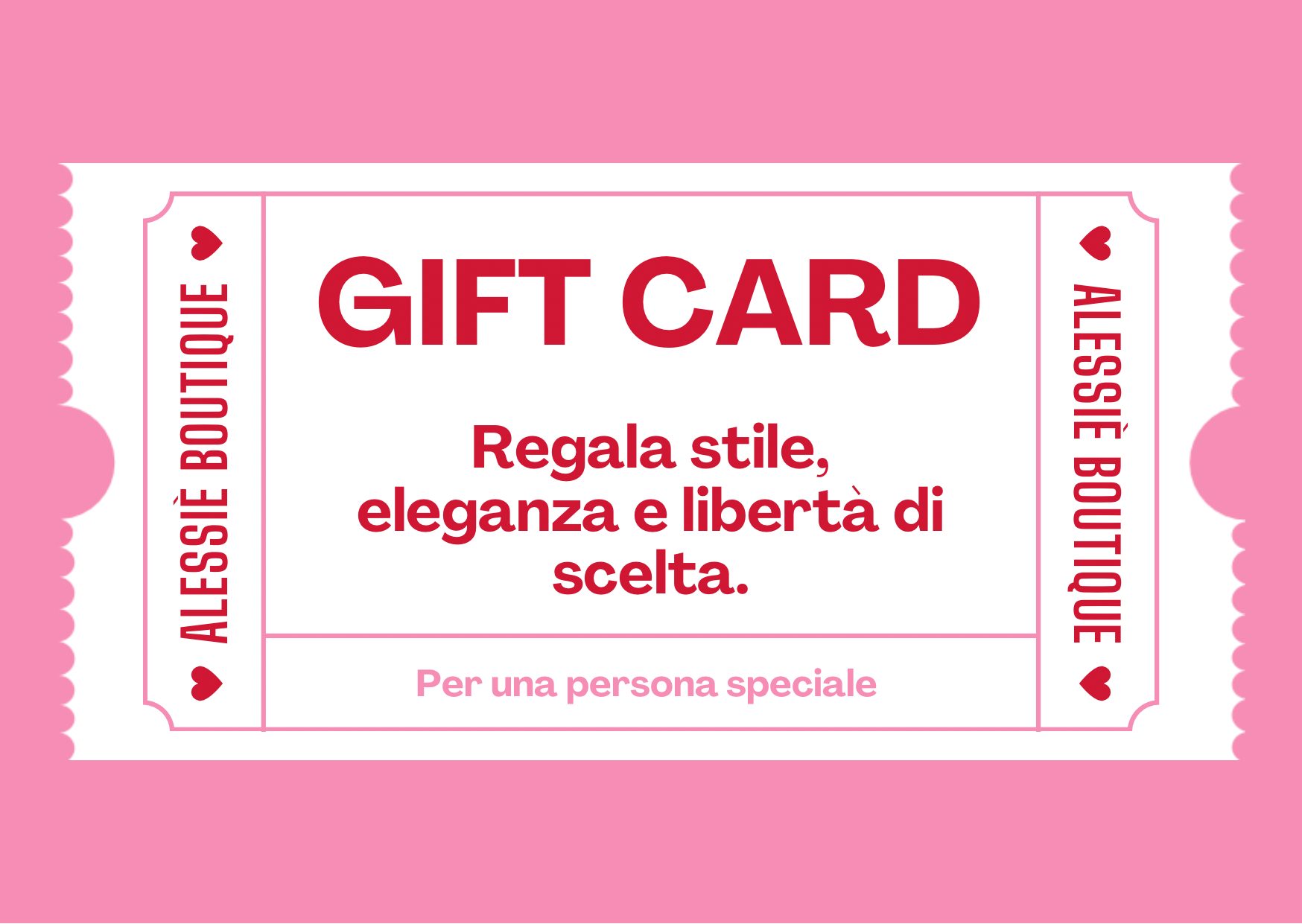🎁 Gift Card Alessié – Il Regalo Perfetto per Chi Ami